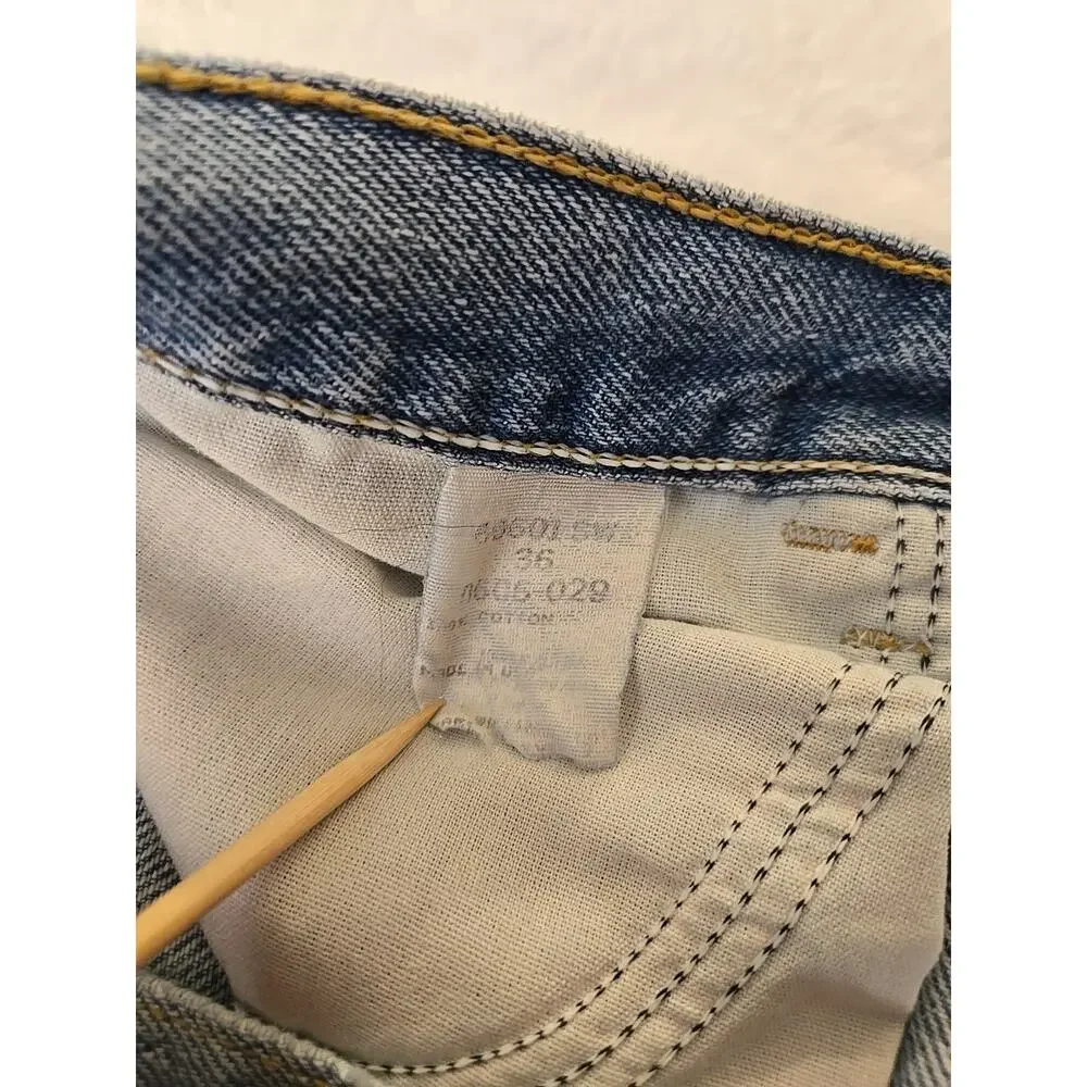 Wrangler Vtg 90s Authentic Western Denim Shorts Mens Sz 36 Jorts Workwear USA